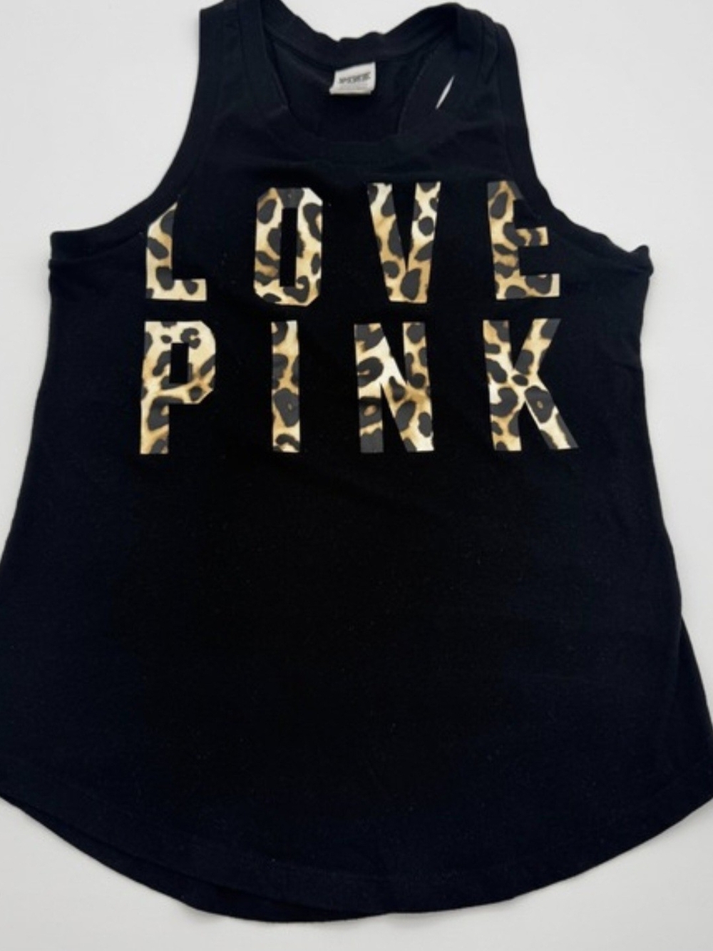 PINK Victoria's Secret Black Crewneck Tee